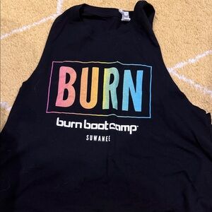 Burn Boot Camp Women's Black Crop Top